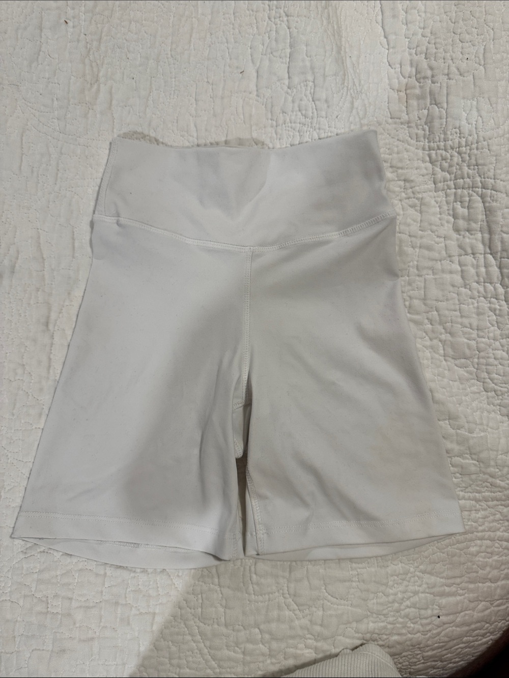Thirty years White Women's High-Waist Bike Shorts size small